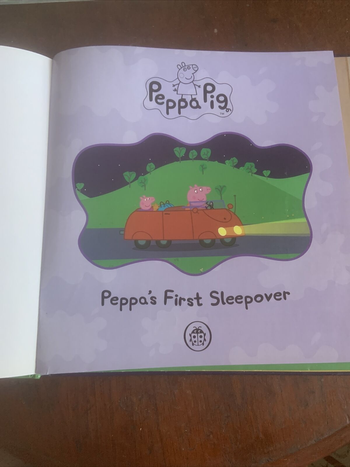 Peppa Pig Peppa's First Sleepover HC Book 2013 Children’s TV Series Animation