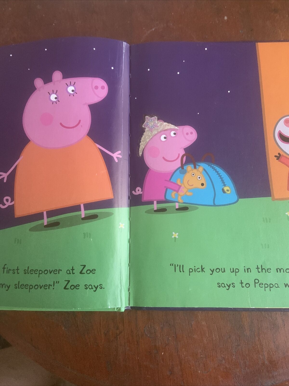 Peppa Pig Peppa's First Sleepover HC Book 2013 Children’s TV Series Animation