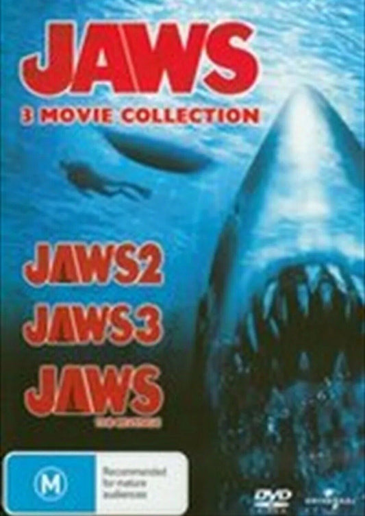 DVD Jaws Movie Collection Jaws 2 Jaws 3 Jaws The Revenge Discs Like New See Desc