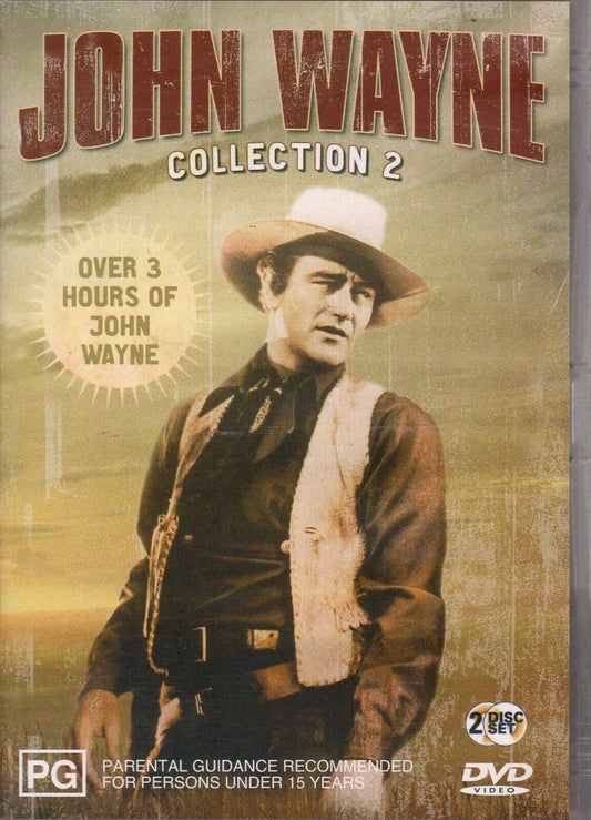 2 Disc DVD JOHN WAYNE Cowboy Collection 2 Movie 2004  Country & Western