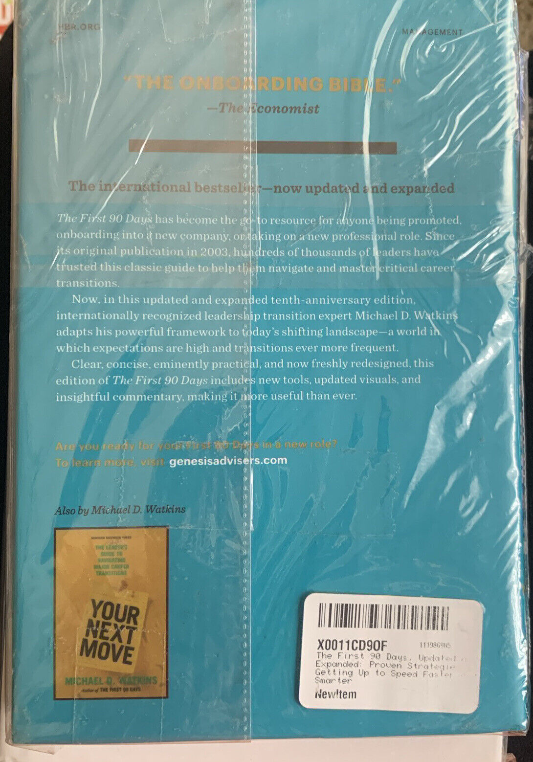 HC THE FIRST 90 DAYS Updated & Expanded Michael D. Watkins Proven Strategies NEW