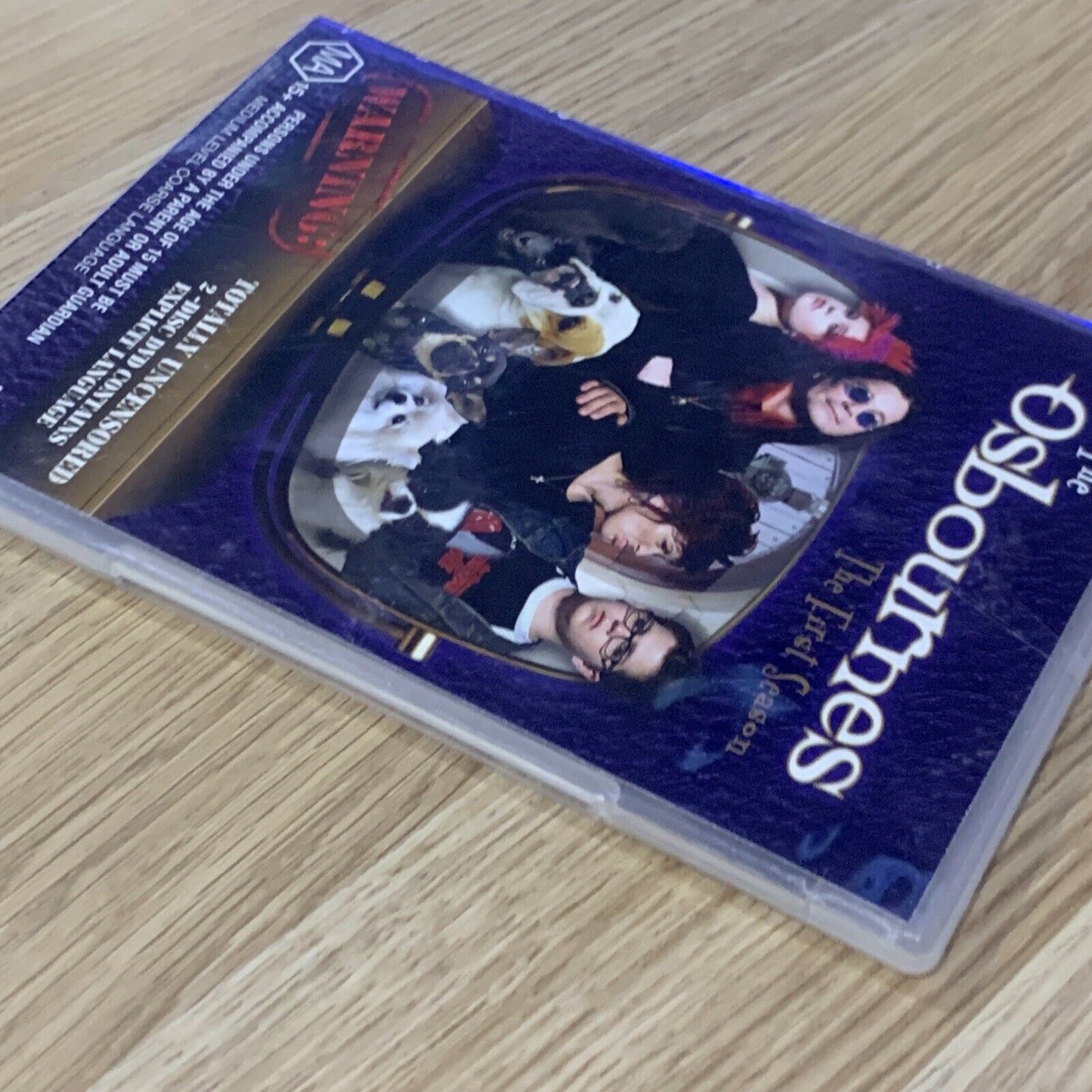 2 Disc DVD The OSBOURNES Season 1 Uncensored R4 Ozzy Osbourne Cult Slim Case