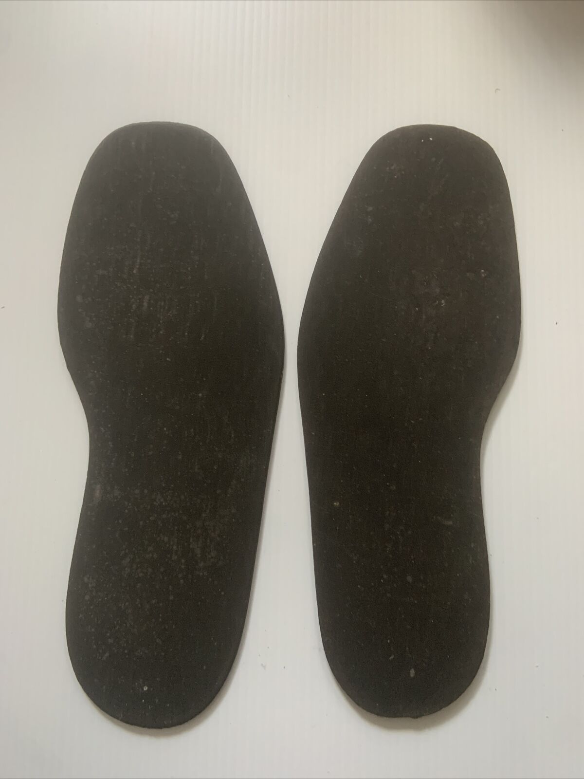 Mens Hard Rubber Shoe Soles Repair Black Sole Base Replacement DIY Shiny 32.5 cm