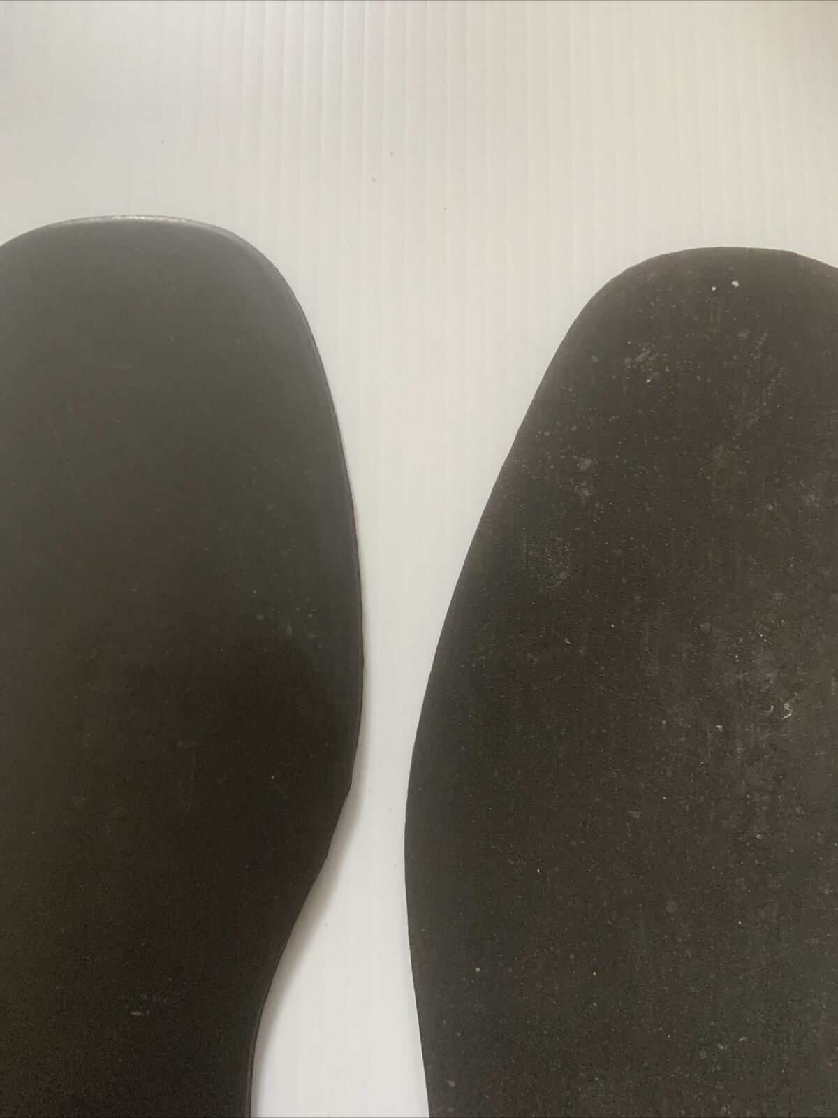 Mens Hard Rubber Shoe Soles Repair Black Sole Base Replacement DIY Shiny 32.5 cm