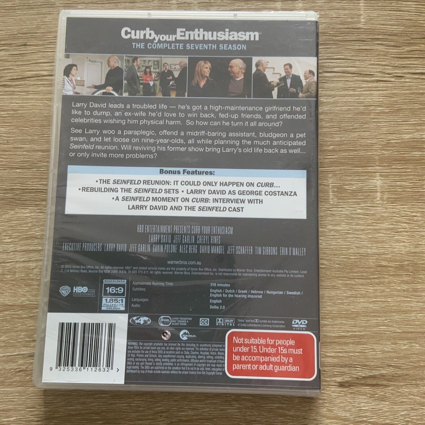 2 Disc DVD CURB YOUR ENTHUSIASM Complete Seventh 7th Season 7 Sealed NEW