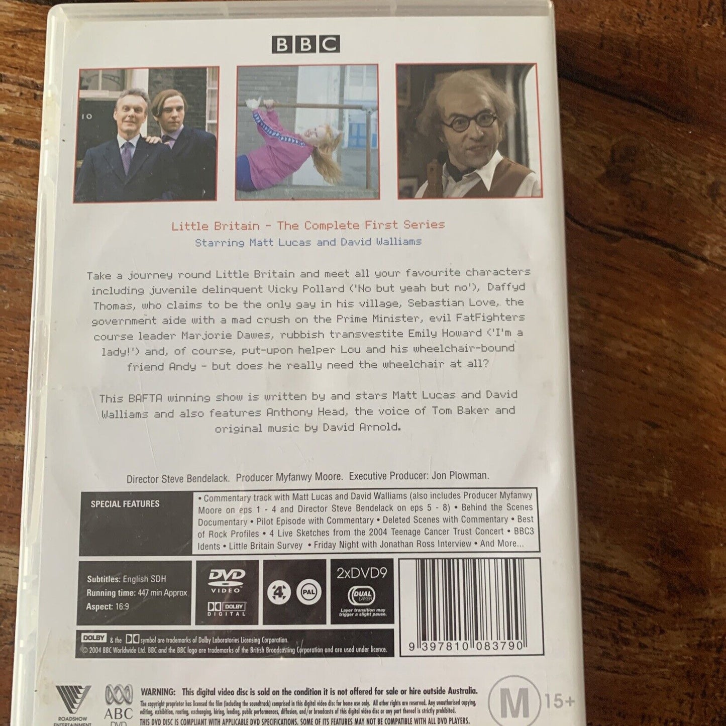 DVD LITTLE BRITAIN TV Series The Complete First Series M15+ Cult British 2 Disc