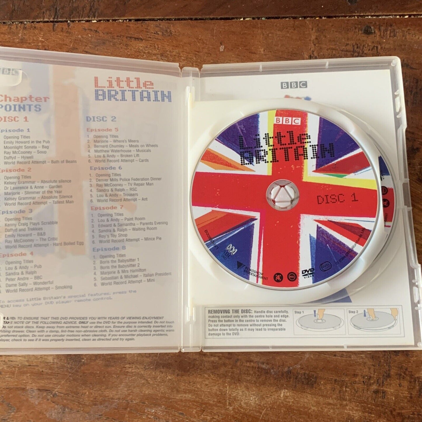 DVD LITTLE BRITAIN TV Series The Complete First Series M15+ Cult British 2 Disc