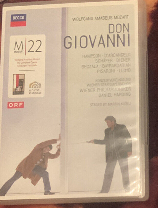 2 Disc DVD Don Giovanni Wolfgang Armadeus Mozart Decca Complete Operas 2006