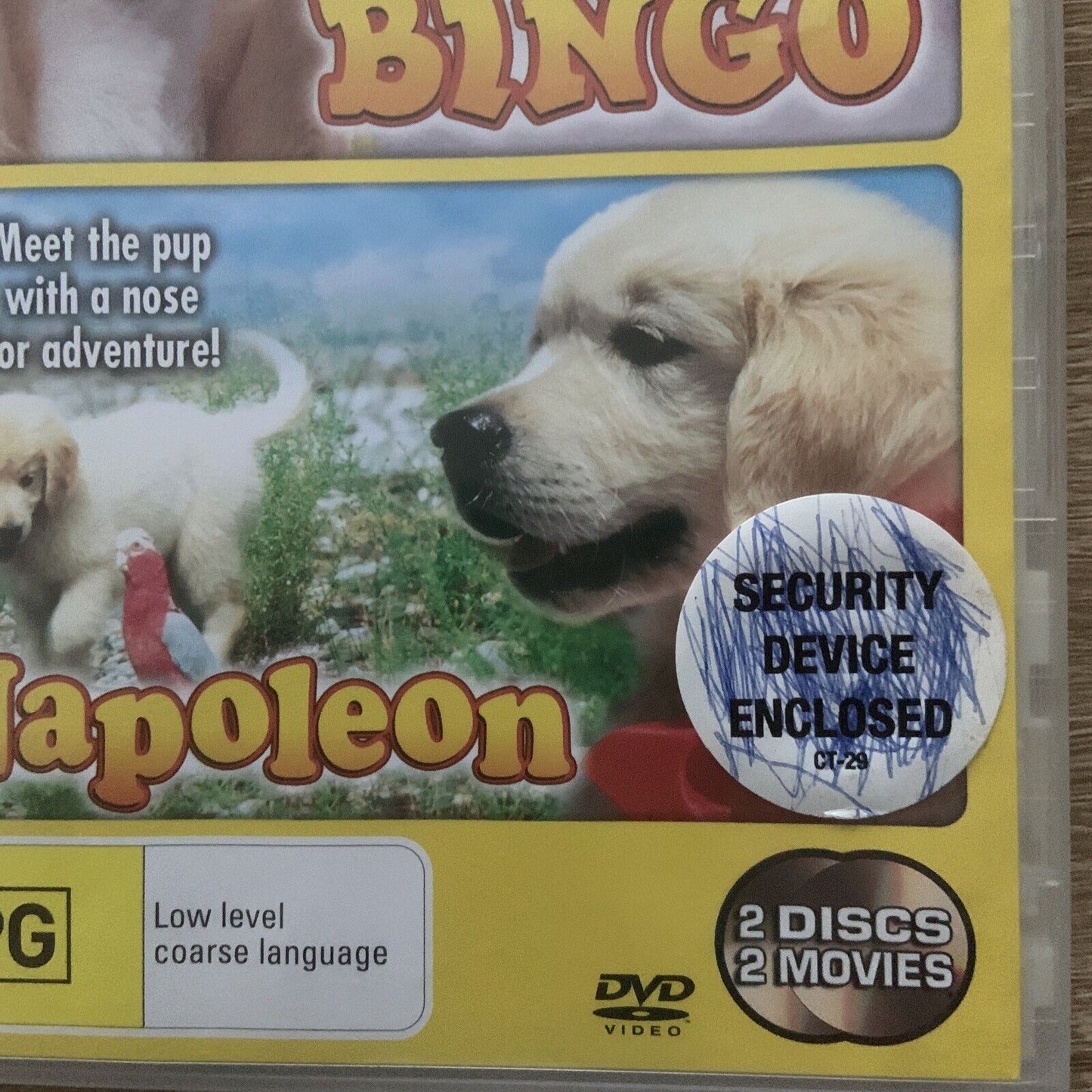 DVD BINGO and NAPOLEAN 2 Movies Collectors Pack 1991 Dog Lovers Family 2 Disc