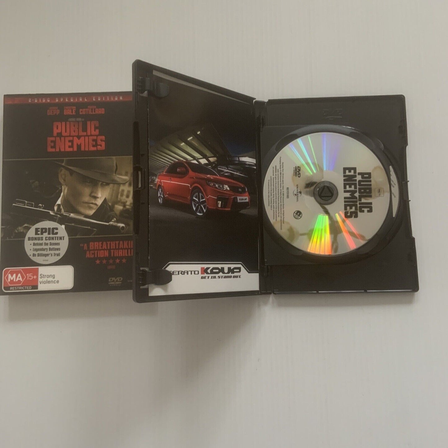 2 Disc DVD PUBLIC ENEMIES Special Edition In Sleeve 2009 R2 4 5 Johnny Depp