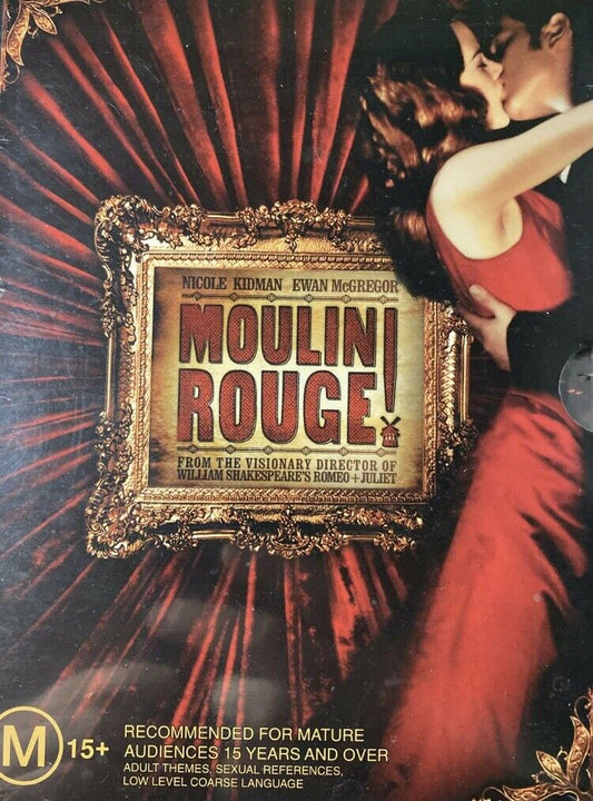 2 Disc DVD MOULIN ROUGE R4 Baz Luhrmann Nicole Kidman Jukebox Musical