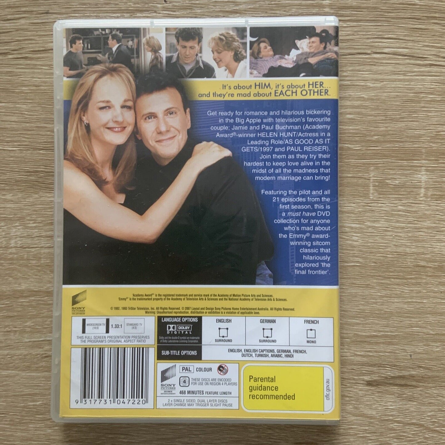 2 Disc DVD MAD ABOUT YOU Complete First Season 1st 1  Paul Reiser Helen Hunt