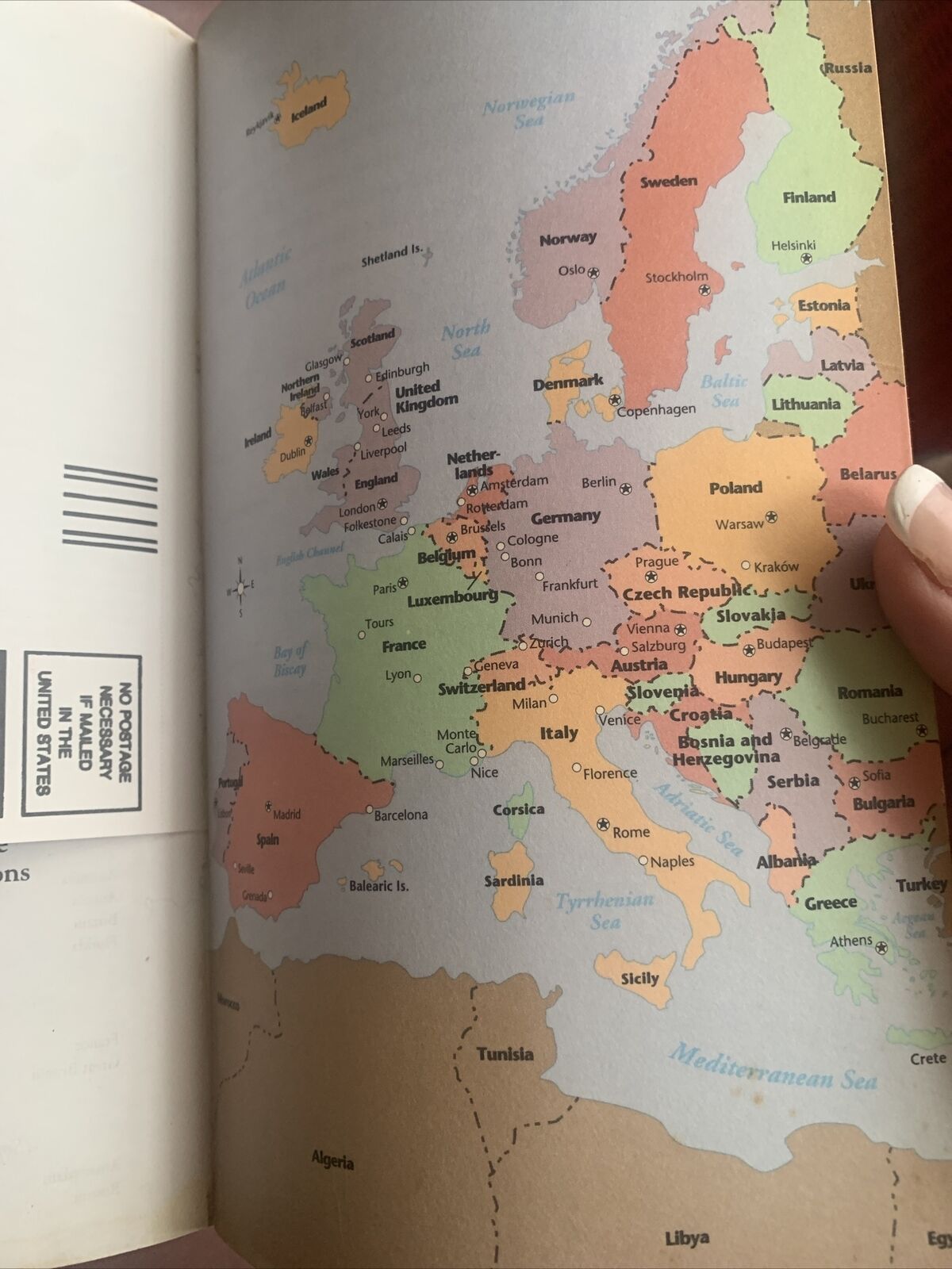 FROMMER'S EUROPE 1st Edition 1997 Alice Fellows PB Frommers Travel Guide