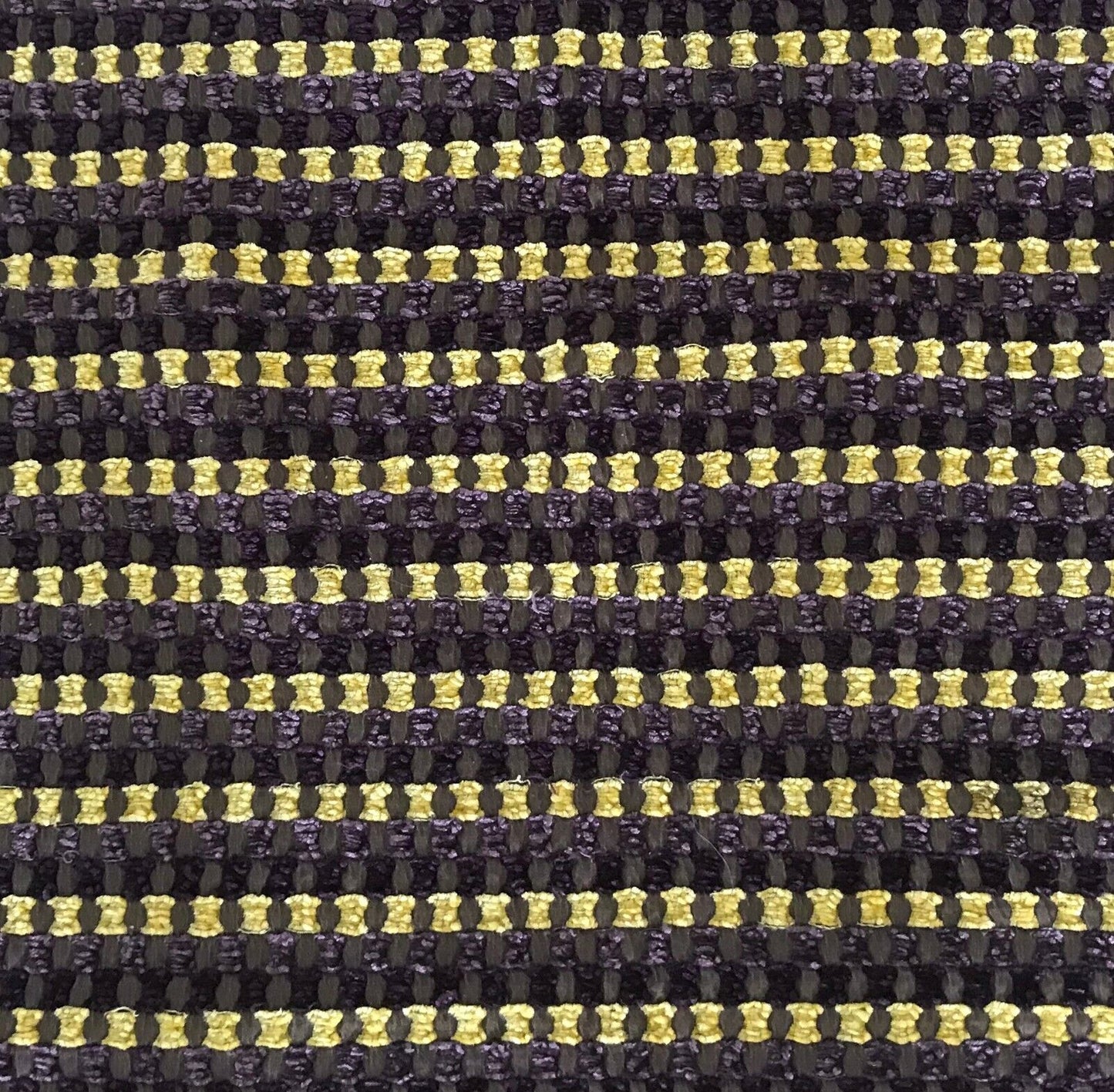 Vintage BRIMTEXTIL Throw Bed Cover Rug Gold Yellow Purple 115 x 122cm Reversible