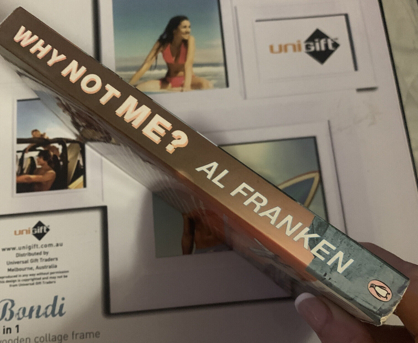 PB Book Why Not Me ?  By Al Franken The Inside Story PBS Satire 1999