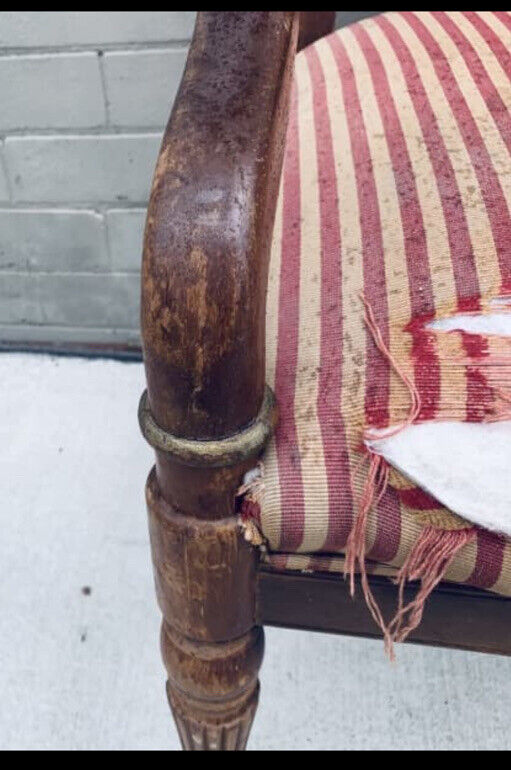 R D Kirkman & Co Dining Chair Regal Armchair Rail Needs Upholstery Paddington