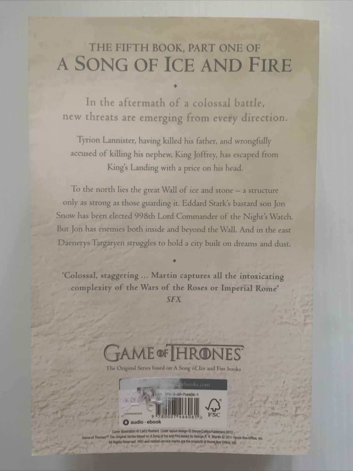 George RR Martin A DANCE with DRAGONS B5 P1: Dreams & Dust 2012 Fantasy Book NEW