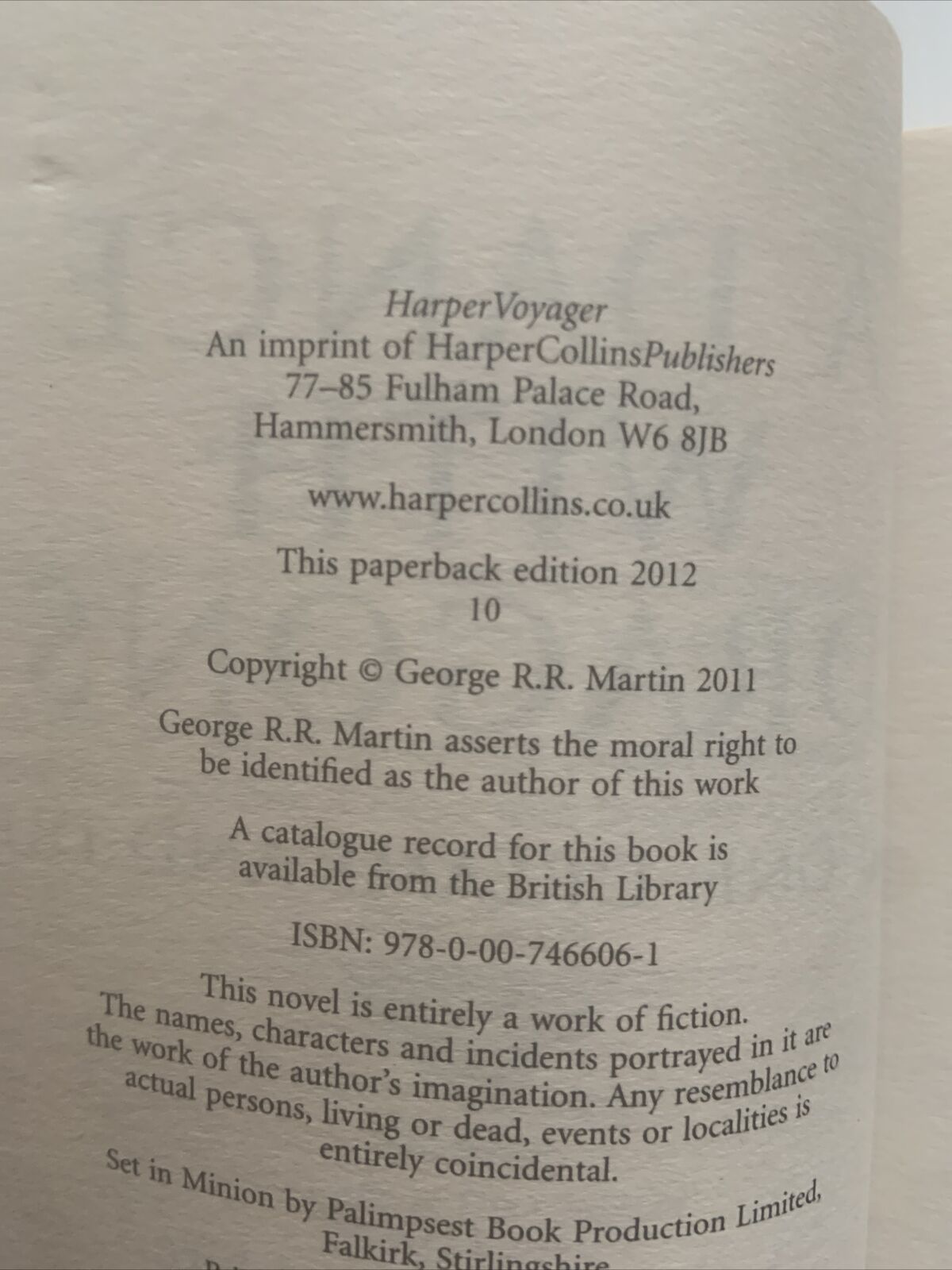 George RR Martin A DANCE with DRAGONS B5 P1: Dreams & Dust 2012 Fantasy Book NEW