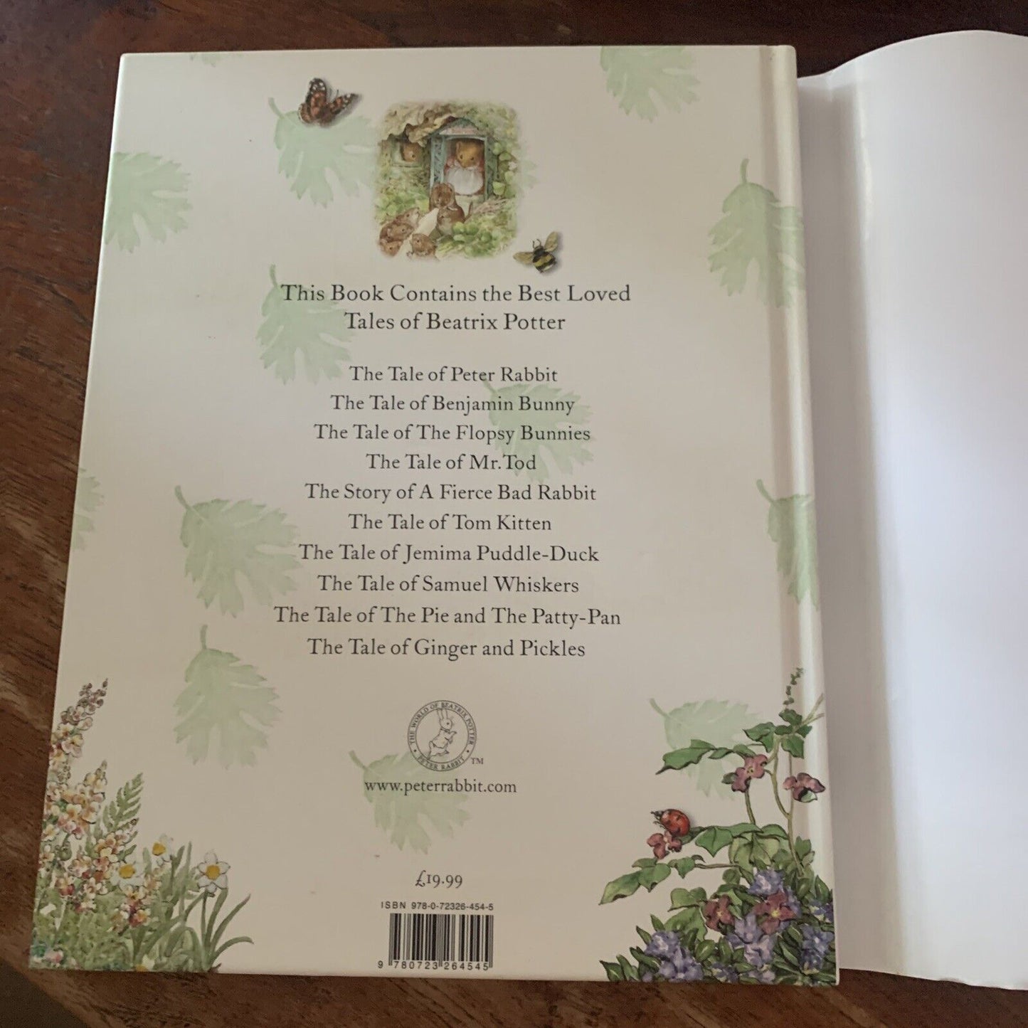HC A Beatrix Potter Treasury The Original and Authorized Edition 10 Stories DJ