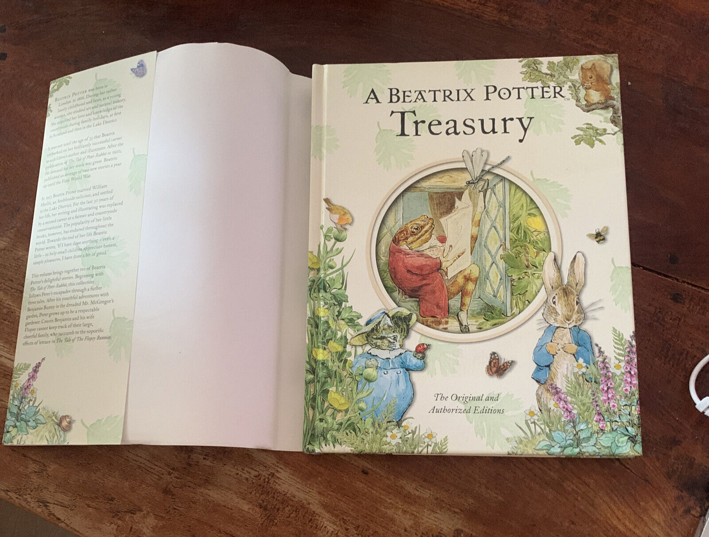 HC A Beatrix Potter Treasury The Original and Authorized Edition 10 Stories DJ