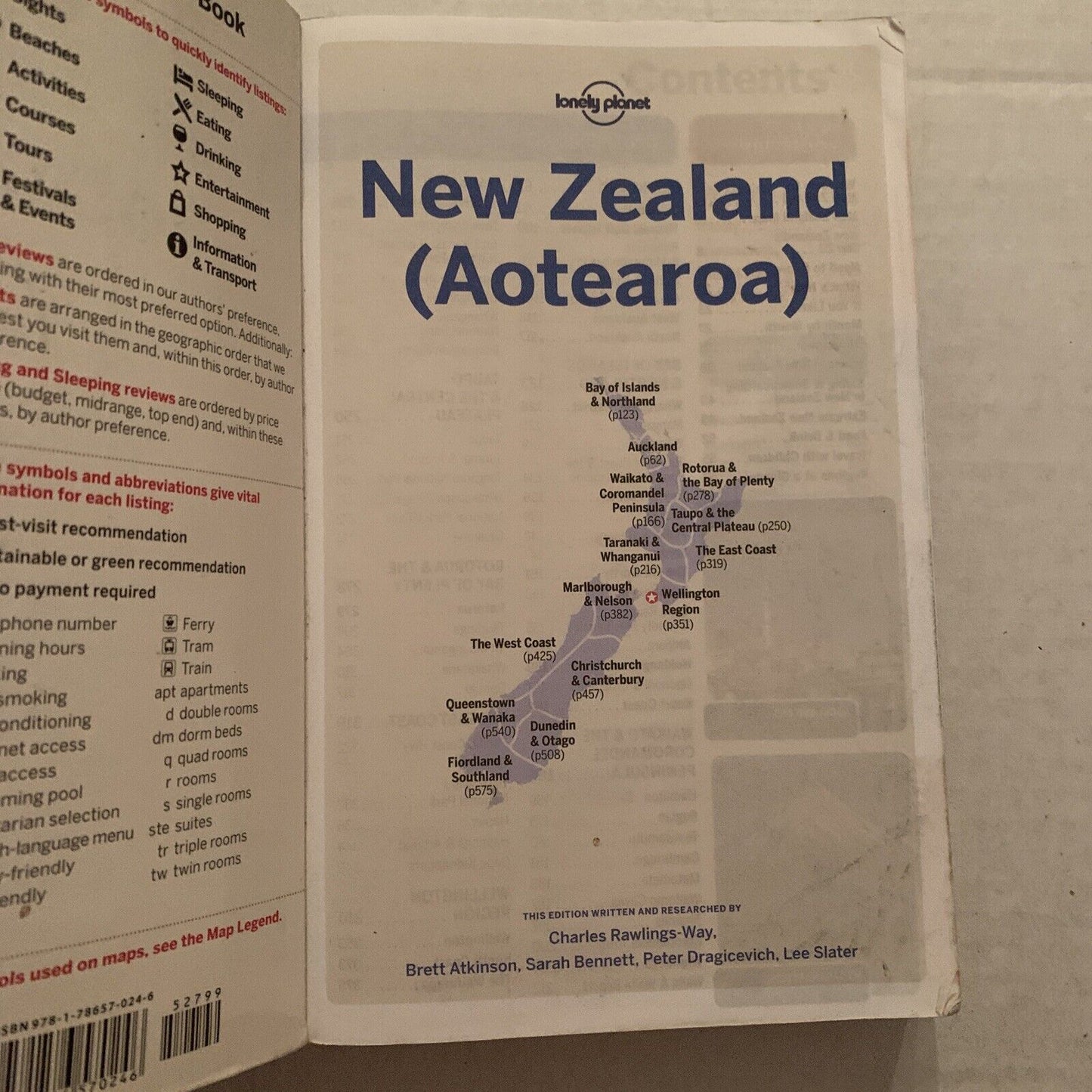 Lonely Planet New Zealand Aotearoa L Slater S Bennett P Dragicevich 2016 PB