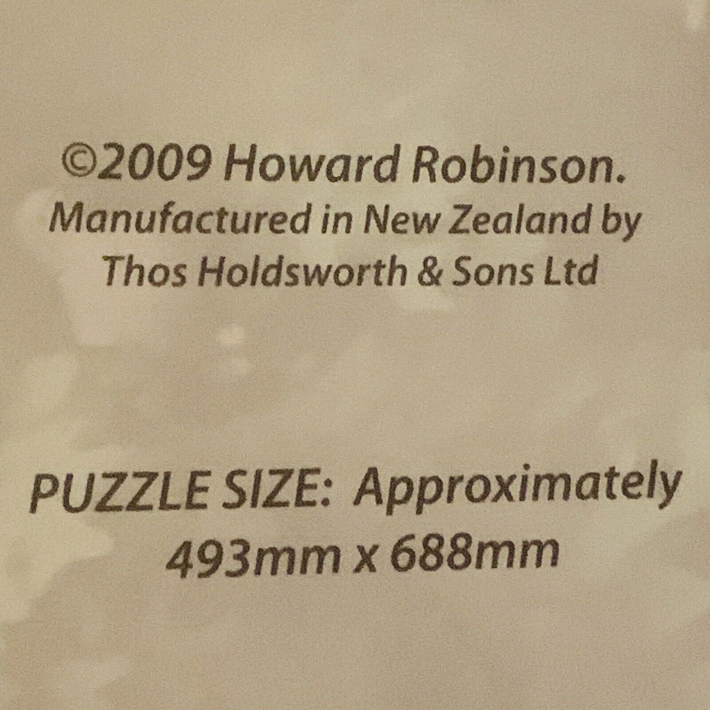 Jigsaw Puzzle TULIP COTTAGE 1000pc Howard Robinson 2009 HOLDSON New Zealand