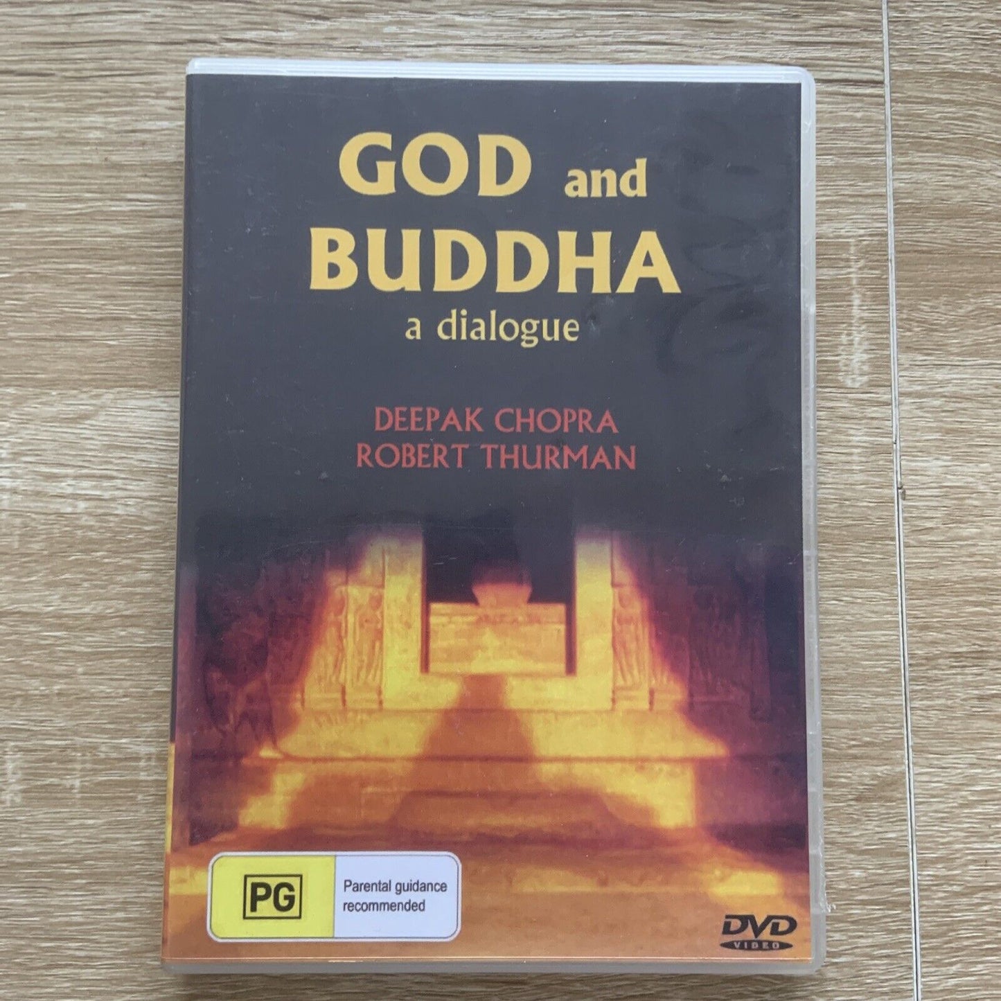 GOD & BUDDHA A Dialogue - Deepak Chopra  Robert Thurman DVD Spiritual New Age