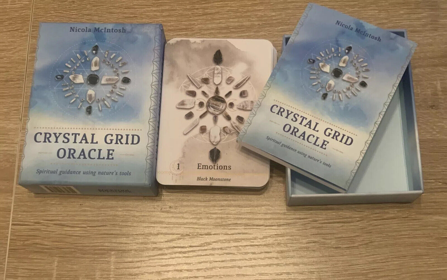 ORACLE Crystal Grid Spiritual Guidance Using Nature's Tools Nicola McIntosh Set