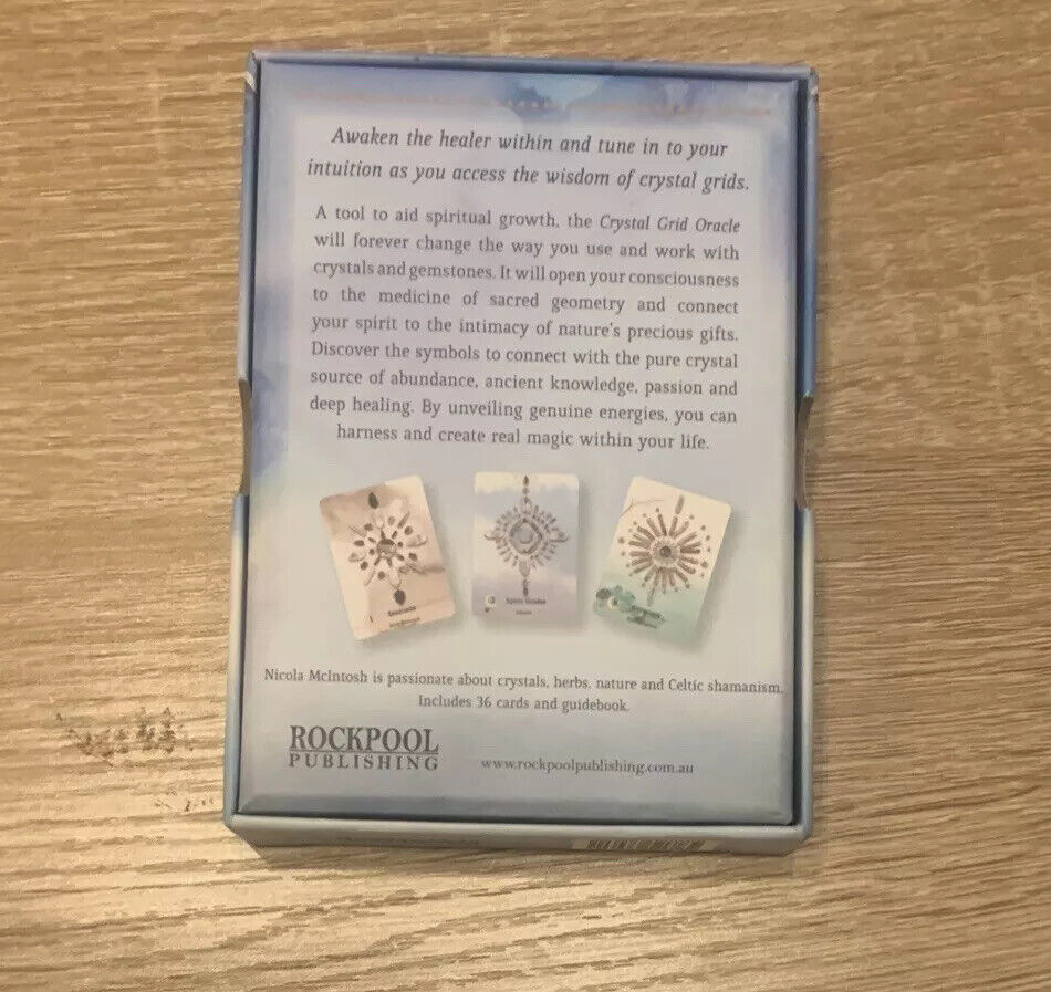 ORACLE Crystal Grid Spiritual Guidance Using Nature's Tools Nicola McIntosh Set