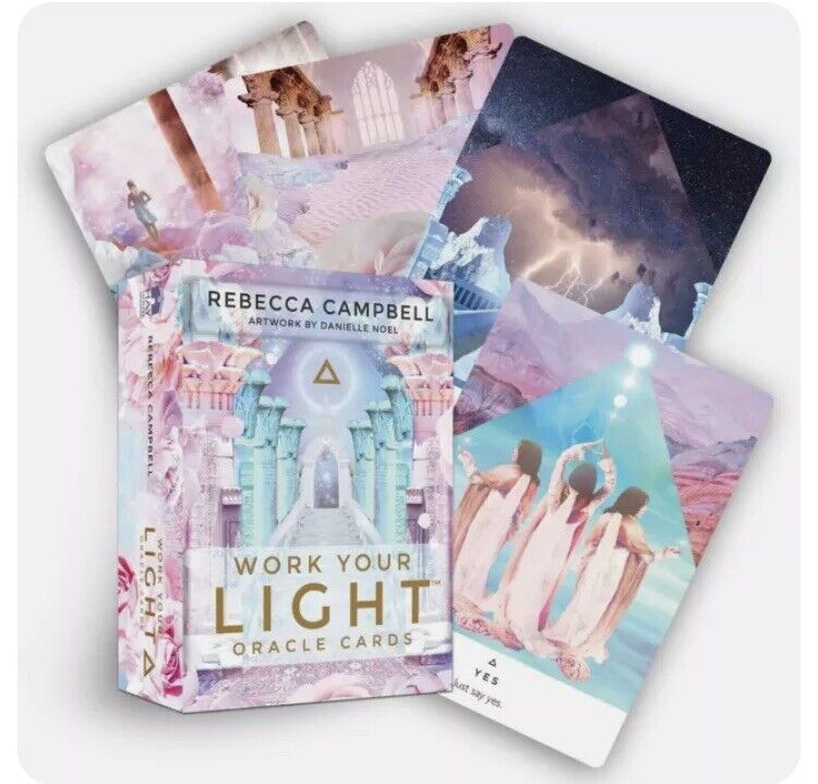 ORACLE CARDS Work Your Light Rebecca Campbell Card Deck Danielle Noel Open Box