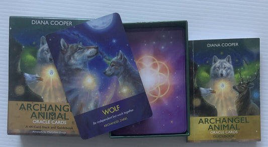 ORACLE CARDS Archangel Animal 44 Card Deck & Guidebook Diana Cooper Divination