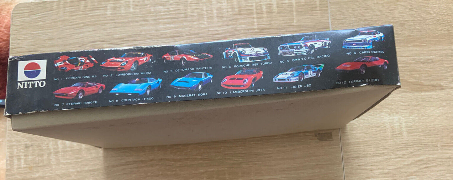 DETOMASO PANTERA Gr5 Vintage Plastic Model 1/28 Scale Nitto Japan Motorised NEW