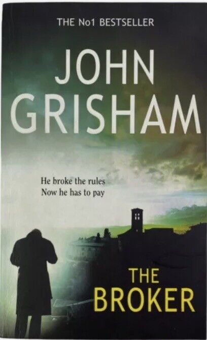 Fiction PB THE BROKER by John Grisham Small Book 2005 Novel