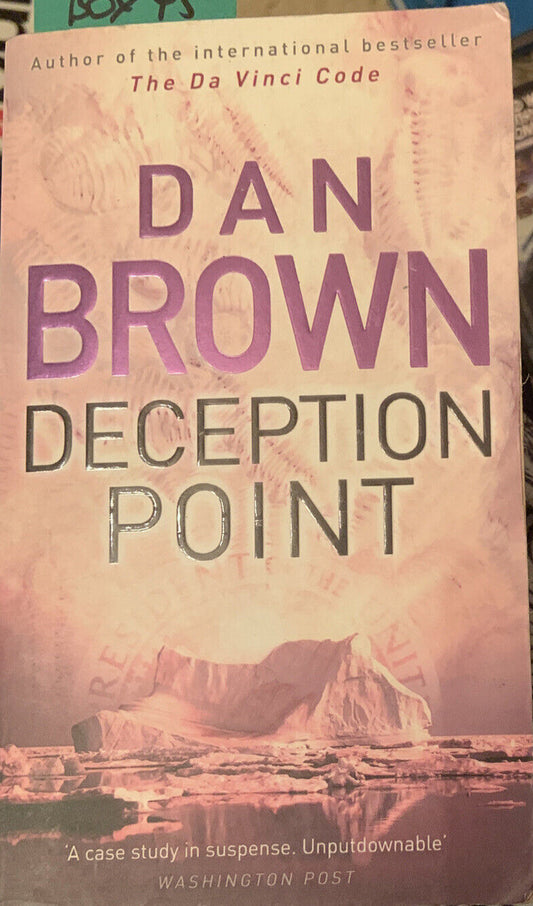 Fiction PB DECEPTION POINT By Dan Brown 200 Suspense Political Novel Small Book