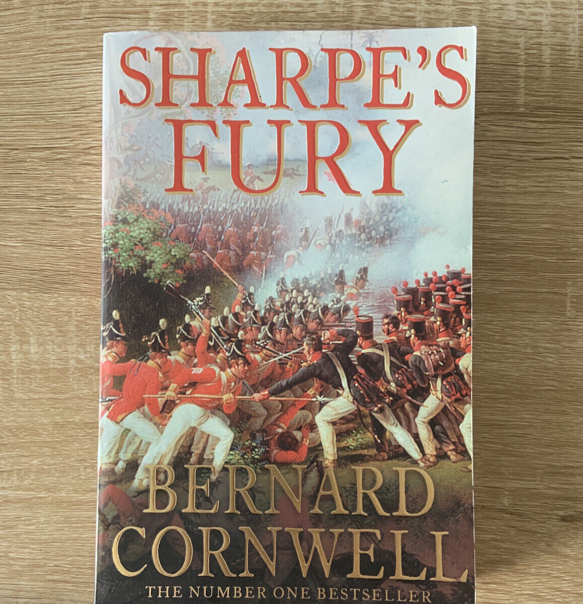 Fiction PB Sharpes Fury Bernard Cornwell Historical  23.5cm Large Book 2006