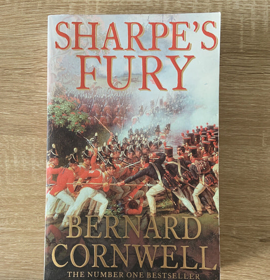 Fiction PB Sharpes Fury Bernard Cornwell Historical  23.5cm Large Book 2006