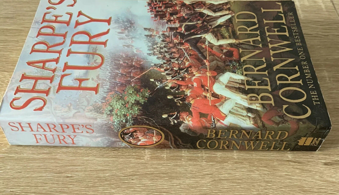Fiction PB Sharpes Fury Bernard Cornwell Historical  23.5cm Large Book 2006