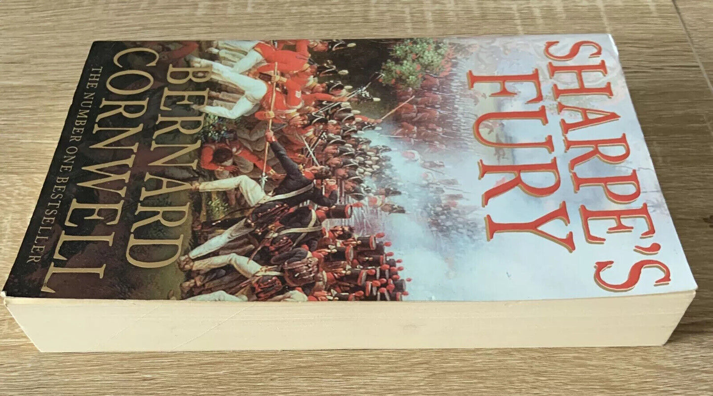 Fiction PB Sharpes Fury Bernard Cornwell Historical  23.5cm Large Book 2006