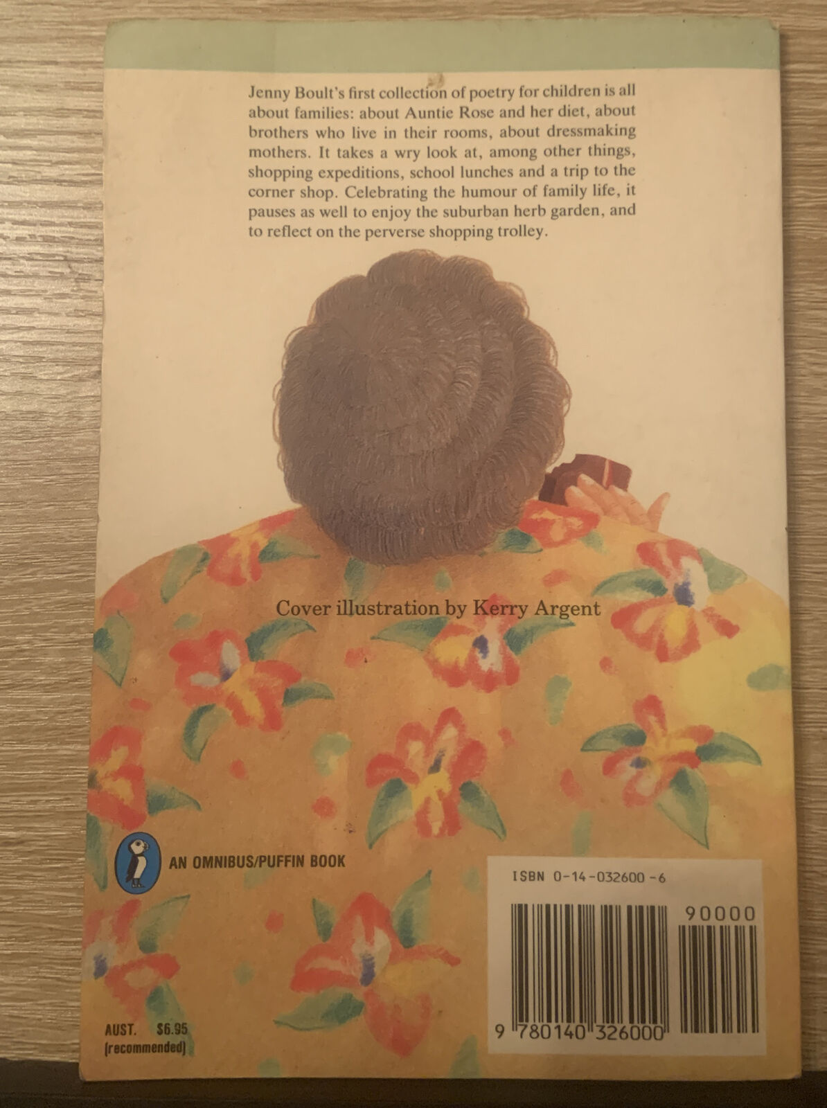 Fiction PB ABOUT AUNTY ROSE By Jenny Boult  Kerry Argent Cover 1988 Book