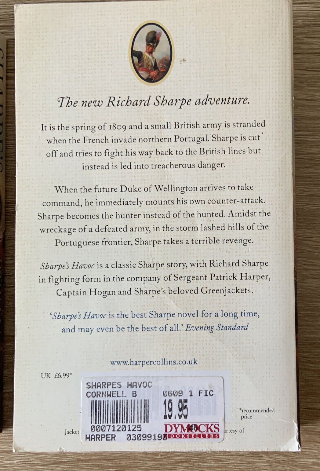 Fiction PB Sharpe's Havoc Bernard Cornwell Small 2004 7 Historical