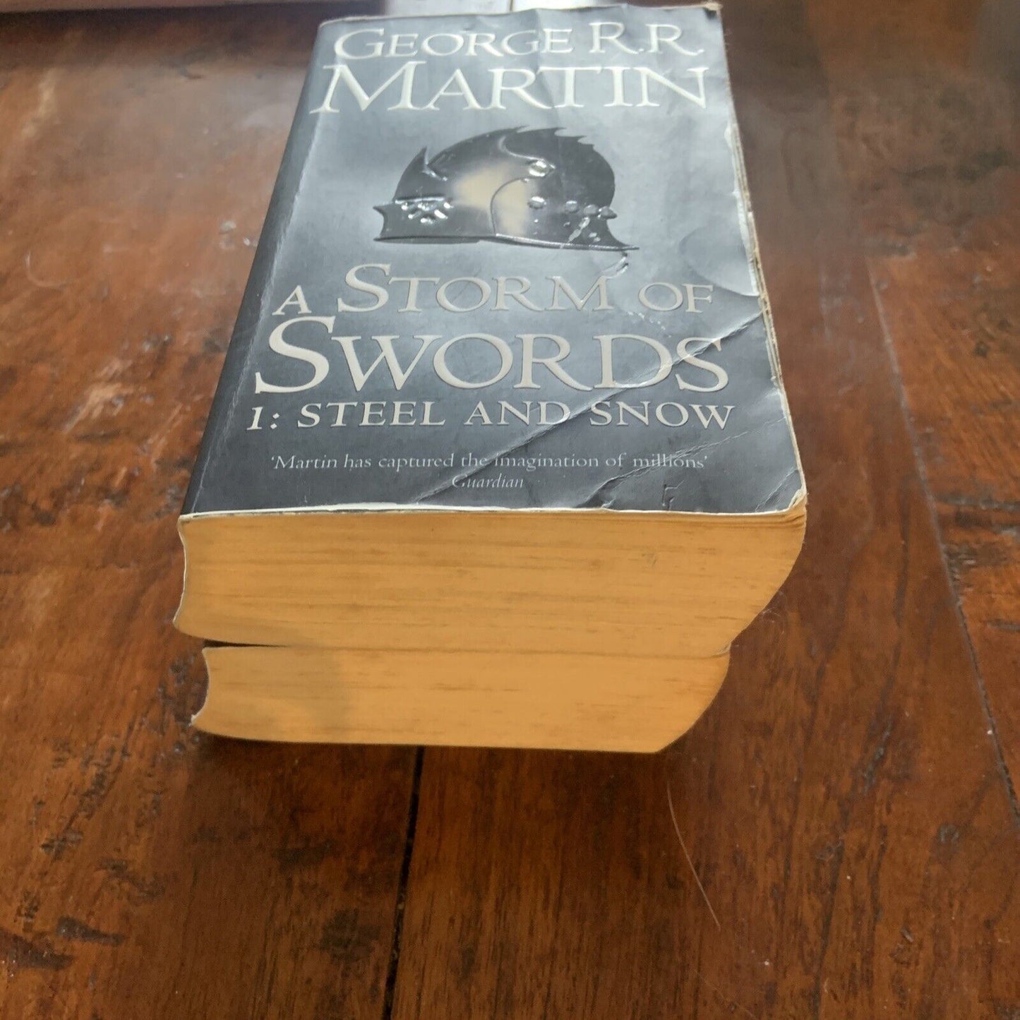 Fiction PB A STORM OF SWORDS 2 Book Bundle Books 1 & 2 George R R Martin Novel