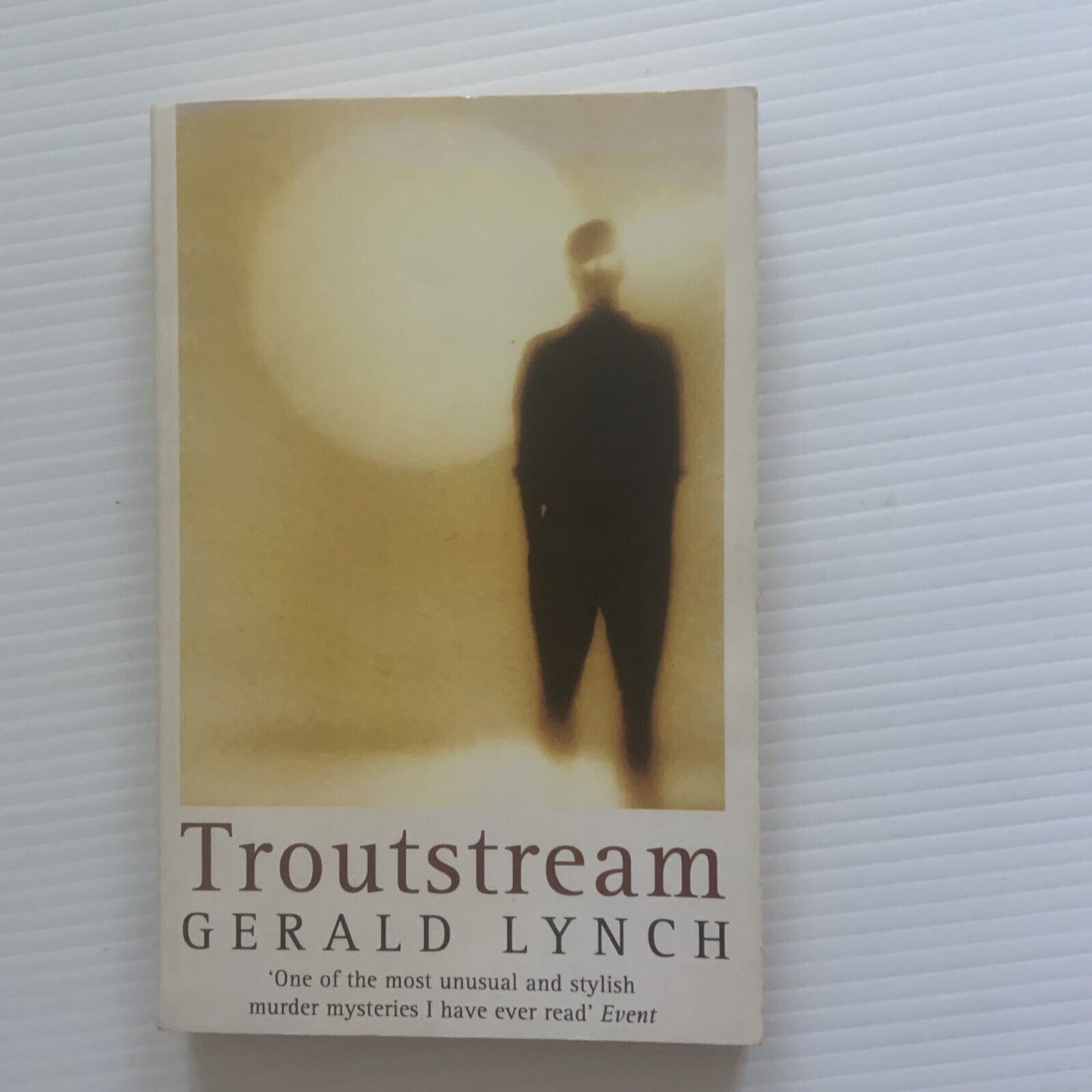 Fiction PB TROUTSTREAM Gerald Lynch Mystery Nurse 1986 New Tanned Edges