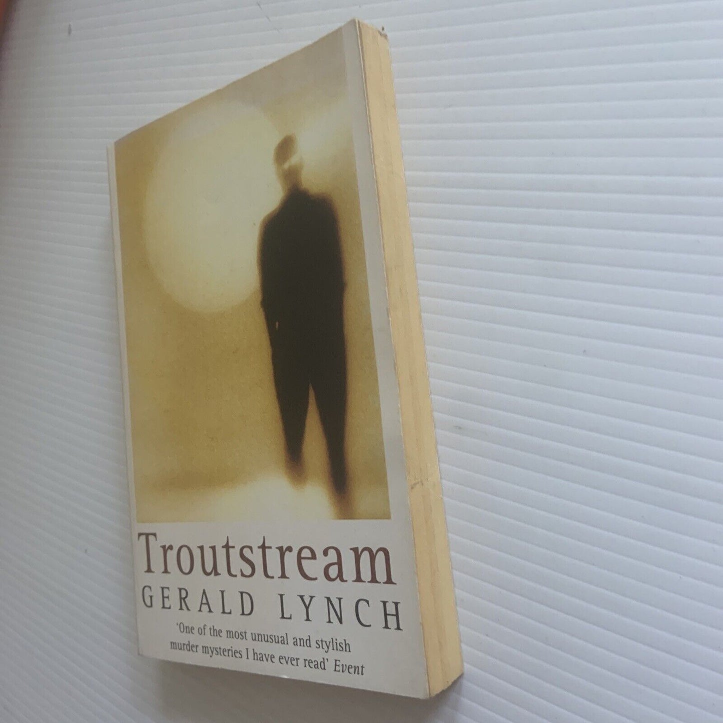 Fiction PB TROUTSTREAM Gerald Lynch Mystery Nurse 1986 New Tanned Edges