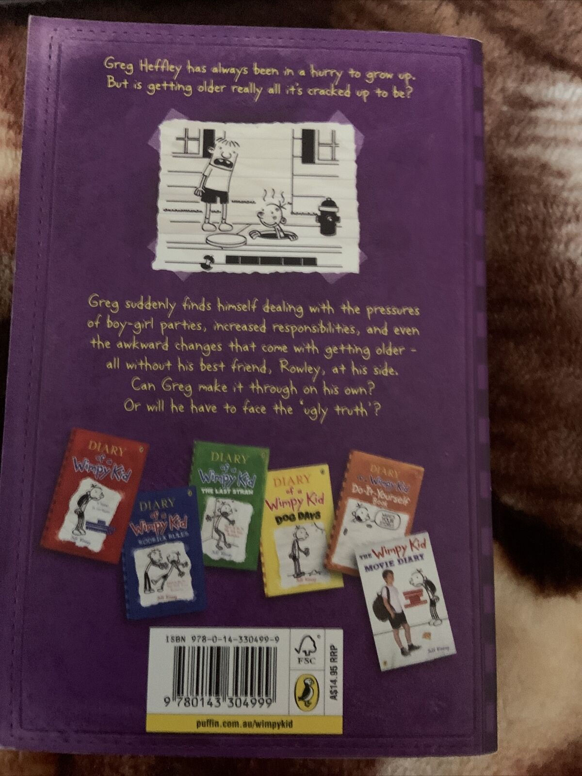Fiction PB  DIARY OF A WIMPY KID The Ugly Truth By Jeff Kinney Kids Book
