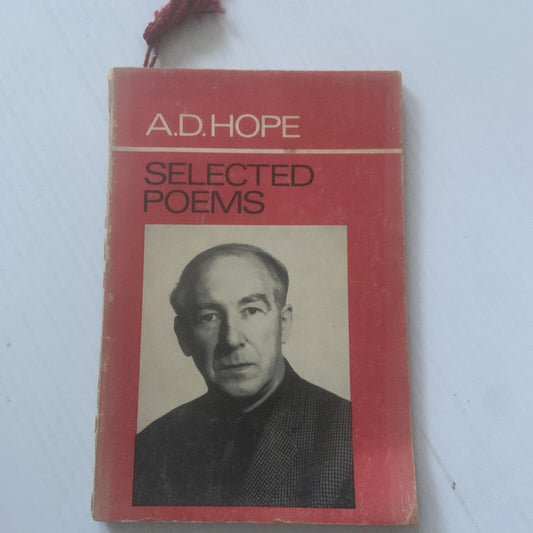 A D HOPE SELECTED POEMS 1970 ANGUS & ROBERTSON PUBLISHERS Australian Vintage