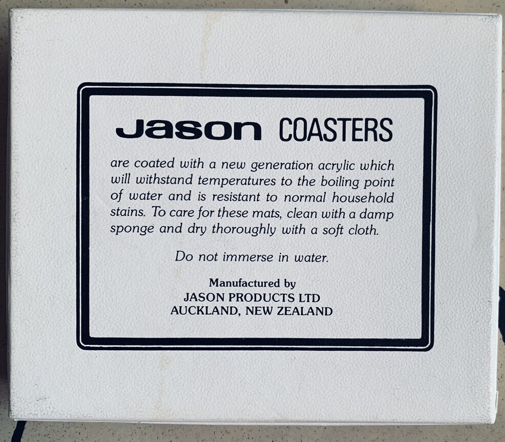 KEN DONE 6 Coaster Koala America's Cup 1987  Box Set Jason NZ Vintage Australian