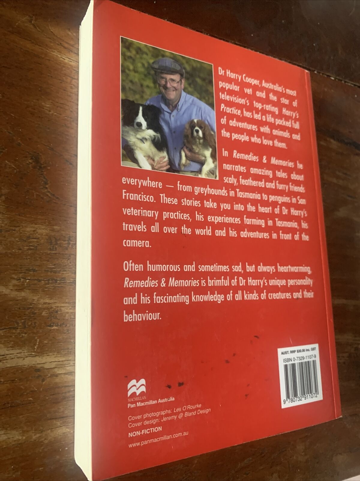 PB Book Dr HARRY COOPER Remedies & Memories Australian Vet TV Animal Stories