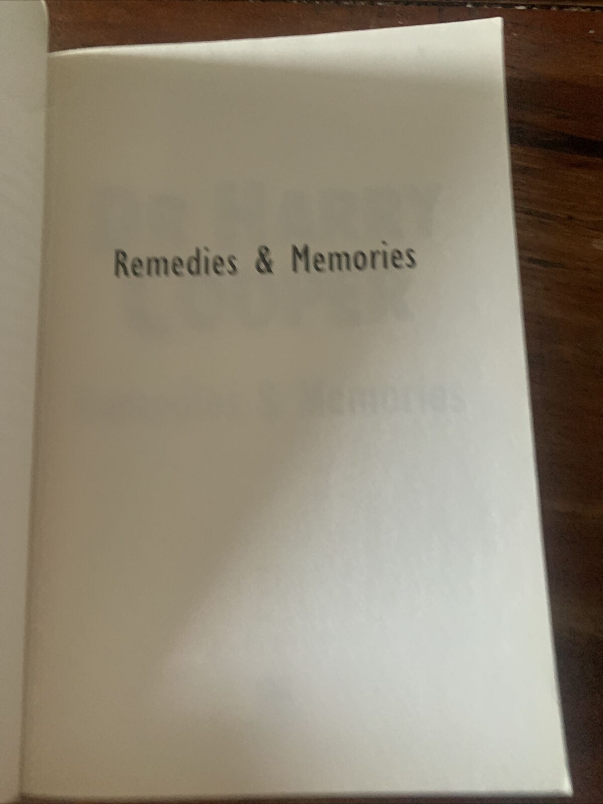 PB Book Dr HARRY COOPER Remedies & Memories Australian Vet TV Animal Stories