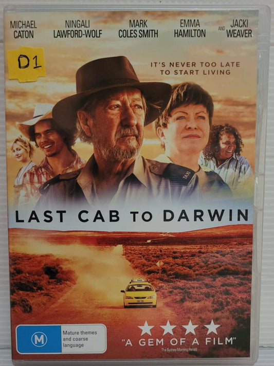 DVD LAST CAB to DARWIN Starring Michael Caton 2015 Rated M Australian Film
