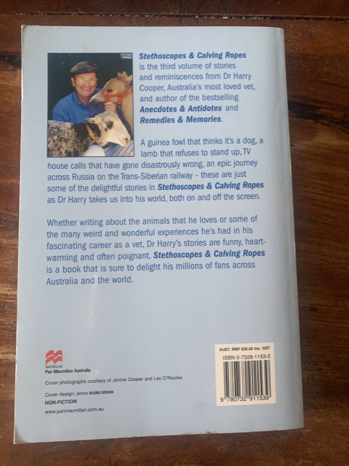 PB Dr HARRY COOPER Stethoscopes and Calving Ropes Australian Vet TV  2002 1st Ed